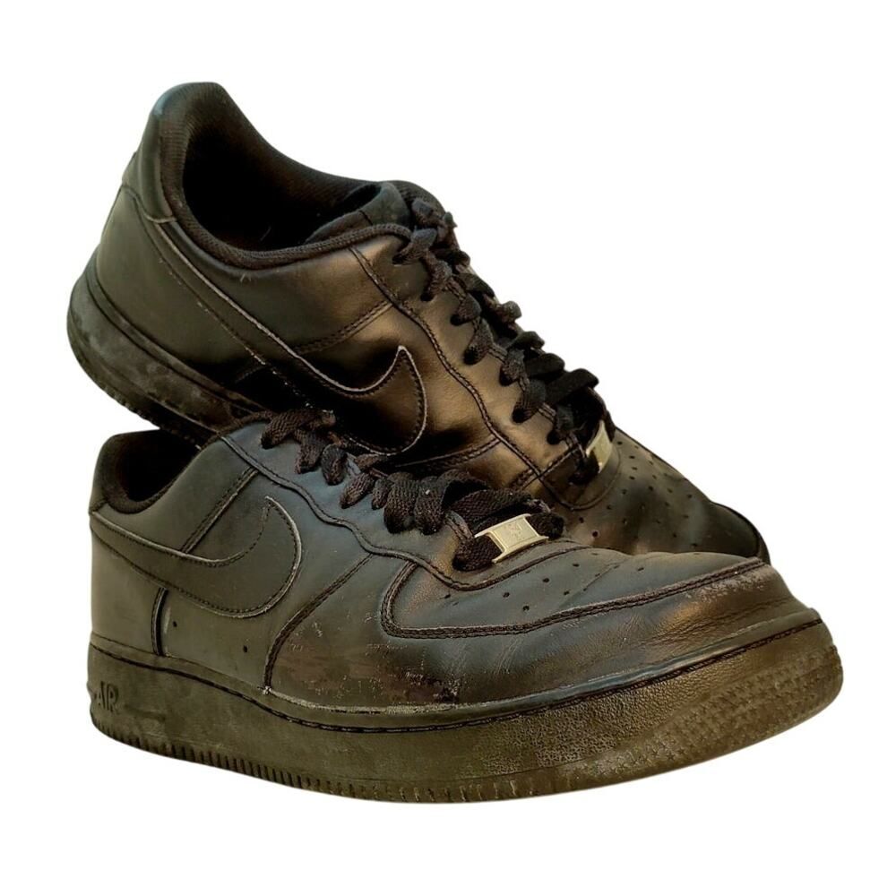 Nike Air Force 1 Black Sneakers - Men's Size 11.5